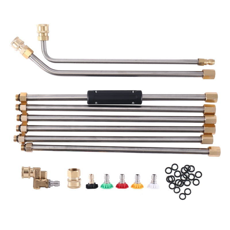 Gutter Cleaning Tool Set, High Pressure Washer Extension Wand Set