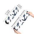 thumbnail image 4 of Fuzoiu Navy Blue Anchor Print Adult Socks, Crew Moisture-wicking Socks, Unisex Cushion Crew Socks,Casual Sports Ankle Socks, 4 of 7