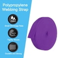 thumbnail image 3 of Uxcell 10 Yard Webbing 1 inch Polypropylene Webbing Strap Heavy Webbing Roll Chair Straps Dark Purple, 3 of 6