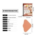 thumbnail image 6 of BEUKING 24 Pcs Nose Patch, Sun Protection Summer Nose Patch Outdoor Sunblock Guards Nose Cover UV Stickers for Sunscreen Golf Nose Bandage, for Men Women Exposure Tanning Outdoor Sports Accessories, 6 of 12