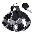 thumbnail image 2 of Tiny Dog Harness, All Weather Mesh, Reflective Stripes, No Pull Step in Lightweight Vest Harness for Puppy, Small Dogs and Cats (Black, L), 2 of 7