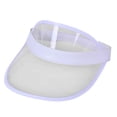 thumbnail image 2 of Sun Visor Hat for Women UPF Baseball Cap Tourist Bingo Casino Dealer Tennis Golf Sports Hat White One Size, 2 of 6