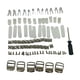 thumbnail image 2 of Kit de reparación de casco de hockey, juego de reparación de jaula facial, 24 tuercas, piezas de repuesto universales para jóvenes y adultos, para hoc, 2 of 9