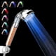 thumbnail image 1 of Cabezal de ducha con soporte para manguera y brazo de ducha, ducha de mano con filtro de alta presión para reparar la piel seca y la caída del cabello; el color cambia cíclicamente, 1 of 7