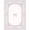 Pink White, Pattern 10, variant on ODIKA 8'x10' Washable Area Rug Bathroom Delicate Border Scroll Ribbon Detail Rectangular Oushak for King Size Bedroom Under Bed, Master Suite, Non-Shedding, Easy Care