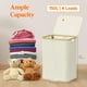 thumbnail image 2 of Cesto de ropa Lifewit de 150 litros con tapa y bolsas extraíbles, color beige, 2 of 9