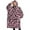 Pink and Black, variant on Oversized Wearable Blanket Hoodie,Pink and Black Of Leopard Print Sherpa Blanket Hoodie with Super Pockets,Super Warm Fuzzy Pullover for Women & Men