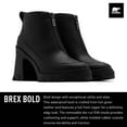 thumbnail image 2 of Sorel Women's Brex Heel Zip Boots - Black, Black - Size 7.5, 2 of 7