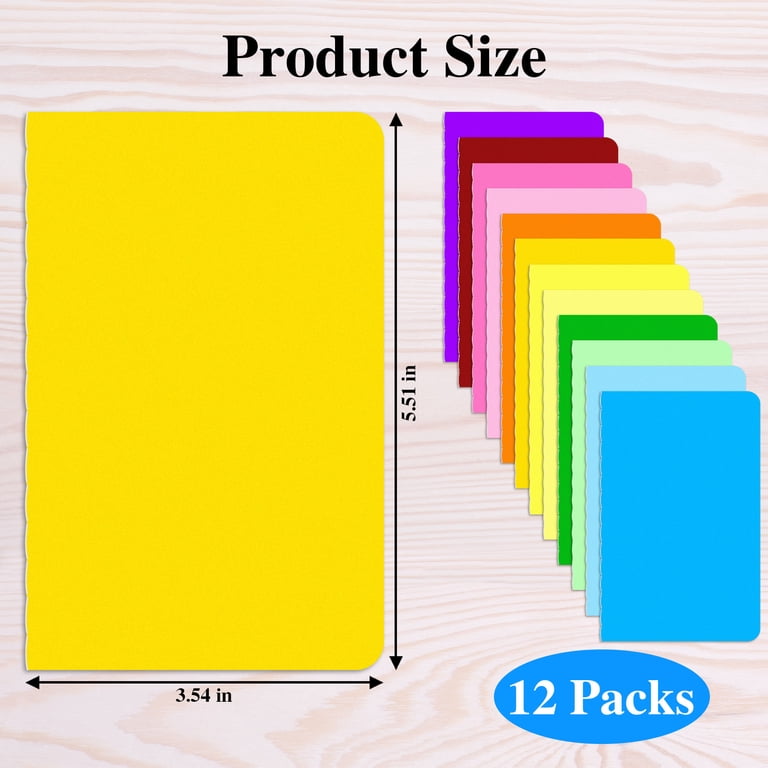 AGCAN 12-Pack A6 Pocket Notebooks, Assorted Colors photo 6