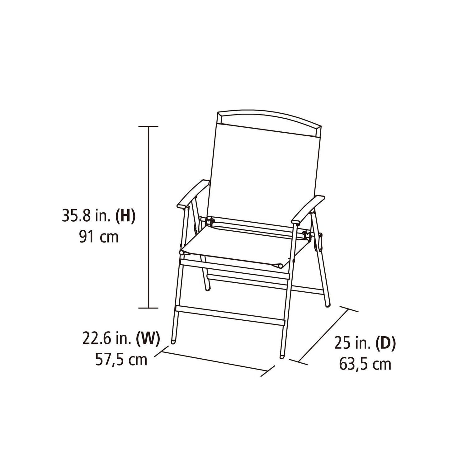 Mainstays Carlington Folding Sling Chair