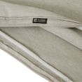thumbnail image 4 of Classic Accessories Montlake FadeSafe Patio Lounge Back Cushion - 4" Thick - Heavy Duty Outdoor Patio Cushion with Water Resistant Backing, Heather Grey, 25"W x 22”H x 4”T (62-028-HGREY-EC), 4 of 25