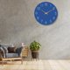 thumbnail image 5 of ZHAOCHENG Reloj de pared - Reloj de pared silencioso que no hace tictac, funciona con pilas - Reloj de madera de estilo moderno, decorativo para cocina, hogar, dormitorios, oficina (azul), 5 of 5