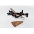 thumbnail image 2 of Avro Lancaster Model, RAF, WWII, Heavy Bomber, 1/68 Mahogany Scale Model, 2 of 8