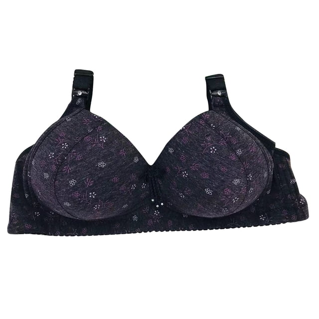 Timegard Bras for Womens Plus Size Wireless Adjustable Strap Comfy Underwear Everyday Bras with Support