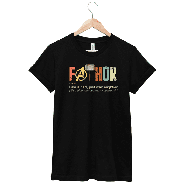 Fathor Mens Avengers T Shirt Funny Gift For Marvel Lover Dad - Walmart.Com