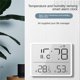 thumbnail image 2 of Termómetro higrómetro digital con alarma de temporizador de reloj blanco, 2 of 6