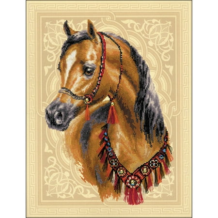 Horse Cross Stitch - Arabian Horse Counted Cross Stitch Kit, 11.75