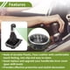 thumbnail image 3 of Pomo de cambio manual de 5 velocidades Unique Bargains con cubierta para VW Golf 5 MK5 GTI GTD R32 2004-2009, palanca de cambio de plástico y cuero sintético, negro y rojo, 3 of 6