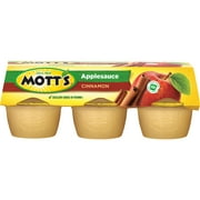 Mott's Cinnamon Applesauce 148233 6 - 4 oz cups Pack of 12