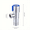 blue 1pc, variant on 1pc Stainless Steel Hot And Cold Angle Valve, Large Flow Drain Toilet Water Stop Valve Triangle Valve Switch
