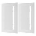 thumbnail image 1 of Panel de acceso removible con bisagra de 12x6 pulgadas (295x145mm), 2 piezas de puertas de acceso de plomería de ABS, fácil cubierta de agujero en la pared, blanca, 1 of 6
