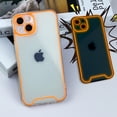 thumbnail image 1 of TECH CIRCLE Clear Case For iPhone 14 Pro, Shockproof Thin Silicone Cover Yellowing-Resistant Slim Transparent TPU Luminous Protective Phone Case For Apple iPhone 14 Pro 6.1 inch 2022,Orange, 1 of 9