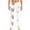 White-D, variant on Aueoeo Pajama Pants For Unisex Cute Printing Sleep Pants Elastic Waist Drawstring Sleeping PJS Bottom Full Length Pant For Women And Men