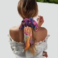 thumbnail image 5 of Gaeub Fantasy Cosmic Landscape Printed Silk Feeling Scarf ， Satin Head Scarf for Women,Silk Neck Scarf,Scarves,ashion Silky Satin Headscarf Wrap, Neck Scarves For Handbag Accessories, 5 of 6