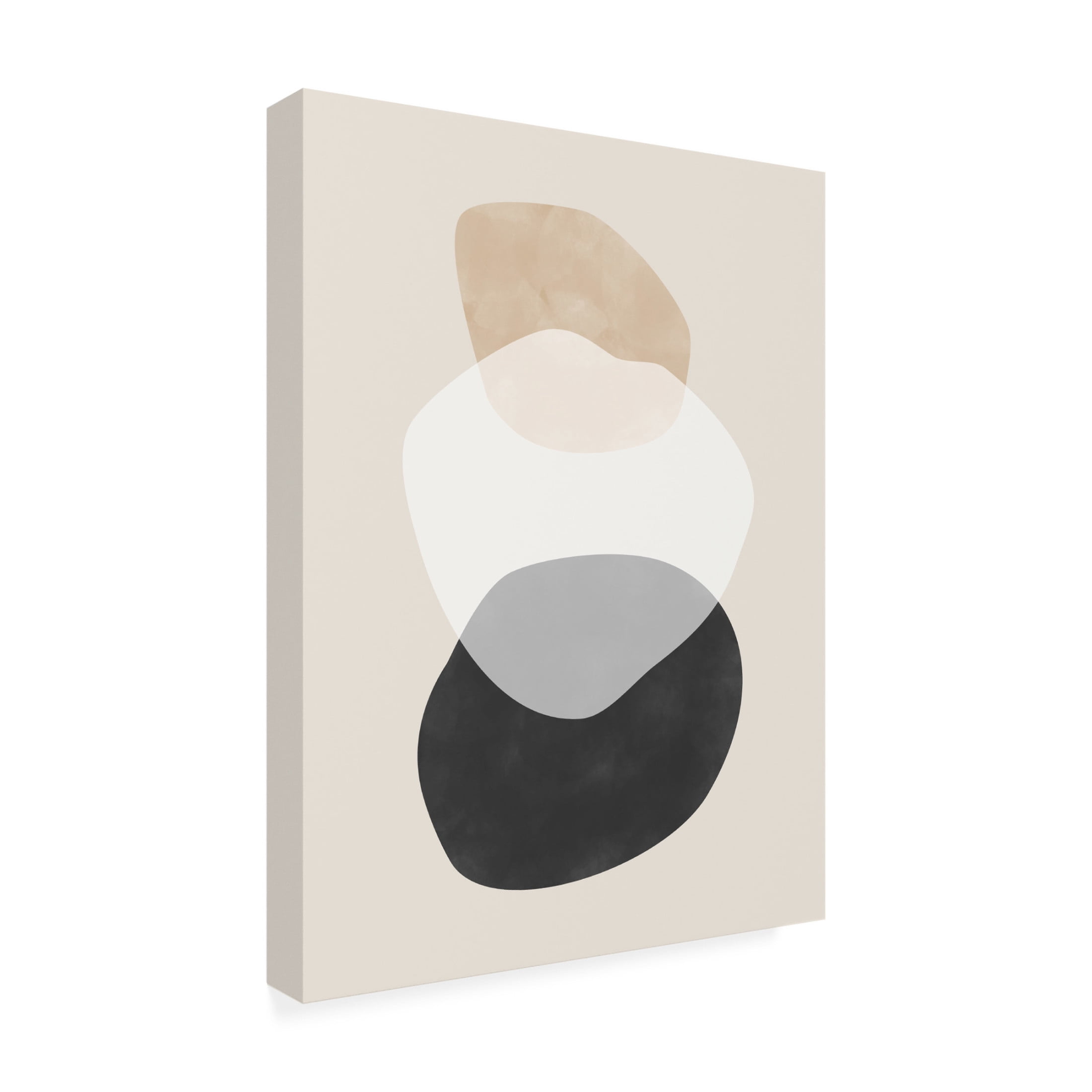 Trademark Fine Art Elena Ristova Beige Boho Shapes Artwork Canvas Wall Art