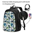 thumbnail image 2 of Disketp Game All Day Mochila de Viaje Estampada para Laptop con Puerto de Carga USB, Mochila Impermeable para Computadora – Regalo para Hombres y Mujeres, 2 of 7