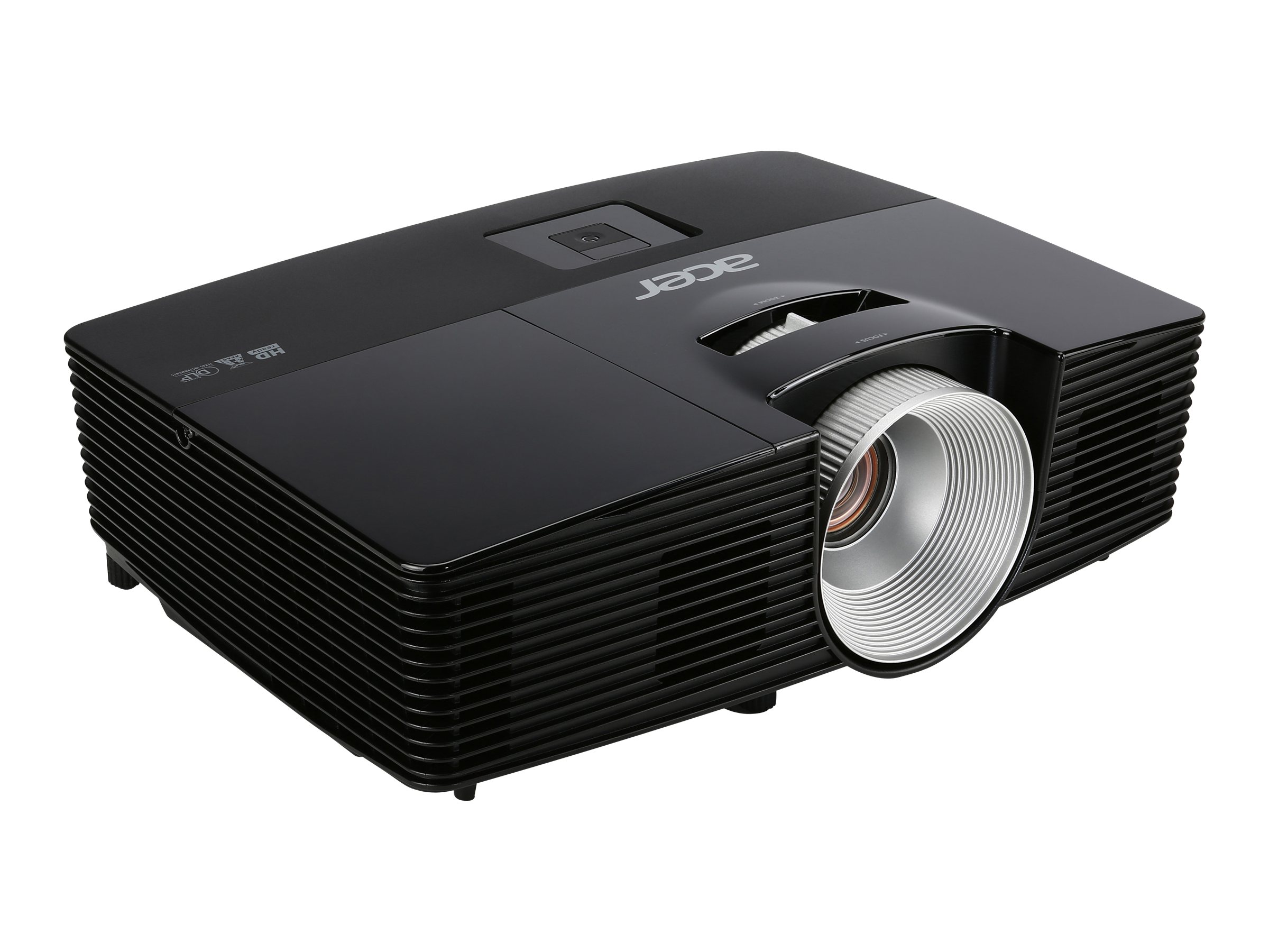 Acer P1383W - DLP projector - P-VIP - portable - 3D - 3100 ANSI lumens - WXGA (1280 x 800) - 16:10 - black - image 3 of 7
