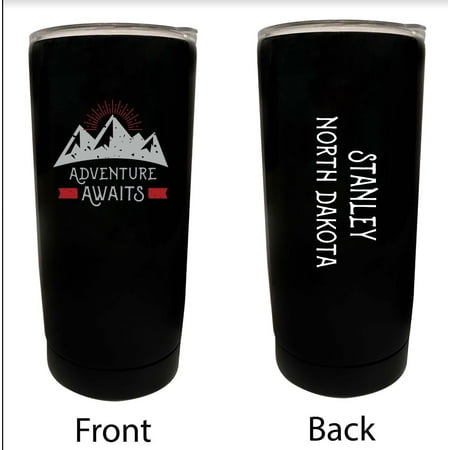 

Stanley North Dakota Souvenir 16 oz Stainless Steel Insulated Tumbler Adventure Awaits Design