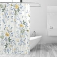 thumbnail image 2 of Coolnut Rose Beige Shower Curtain Bathroom Decor Watercolor Shower Curtain Sets Fabric Cloth Bathroom Curtains with Hooks 60x72 Inch, 2 of 6