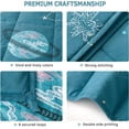 thumbnail image 5 of Anjee Kids' Weighted Blanket, All Season Premium 100% Cotton Heavy Blanket, Star and Moon Blue 5lbs 36"x48", Ideal for Home Sleeping Sofa Lounging, 5 of 7