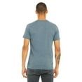 thumbnail image 4 of Canvas Mens Triblend Crew Neck Plain Short Sleeve T-Shirt, 4 of 4