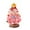 B, variant on hulanddfd Mini Christmas Tree - 5.9" Knitting Crochet Christmas Tree, Artificial Faux Tree with Wooden Base Tree Cute Hanging Ornaments for Home Office Decor and Xmas Tree Wreath