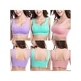 thumbnail image 4 of Women's Lace Anti Emptied Yoga Bra Seamless Underwear Ladies Running Fitness Sports Wire Free Bra, 4 of 4