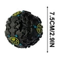thumbnail image 2 of Fiudx Pelota con Forma de Huella de Perro, Juguete Interactivo con Dispensador de Premios, Pelota Masticable de Goma Resistente, Diseño Que Promueve La Salud Dental, Diversión para Jugar, Todas Las R, 2 of 5