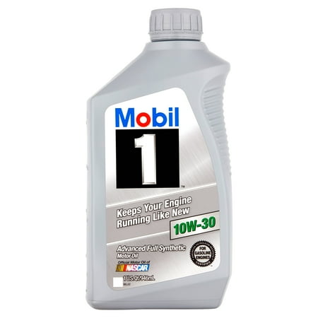 Mobil 1 10W-30 Full Synthetic Motor Oil, 1 qt.