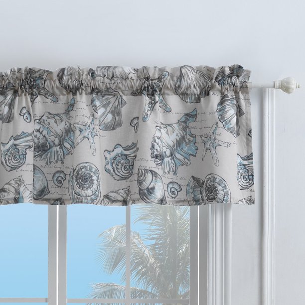 Global Trends Coastal Seashell Window Valance