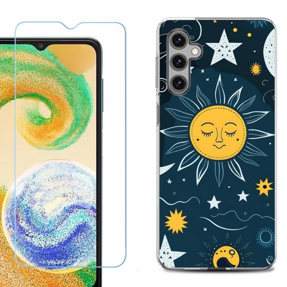For Samsung Galaxy S25 / S25 Plus 5G Phone Case Cover, Shockproof Case with Tempered Glass Screen Protector, by OneToughShield - Sun N Star