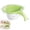 Green, variant on Magnetic Corner Sink Strainer Basket, 2-in-1 Sink Strainers & Sponge Holders, Triangular Corner Kitchen Sink Filter Baskets with Handle, Quick Rinse Produce Drain Baskets 9.44×7.87×3.94 in,Blue