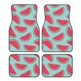 thumbnail image 1 of Balery Watermelon Juego de 4 Alfombrillas para Auto, Revestimientos de Caucho Resistente, Diseño Antideslizante, 1 of 7