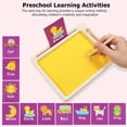 thumbnail image 3 of Montessori Letter Writing Set Sand Tray and Wooden Cards, Suitable for Classroom and Creative Drawin.,Multicolor, 3 of 9