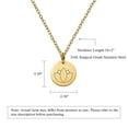 thumbnail image 4 of Anavia Mother's Day Gift for Mom Stainless Steel Gold Mini Lotus Necklace Pendant Jewelry with Free Gift Box [Gold], 4 of 9