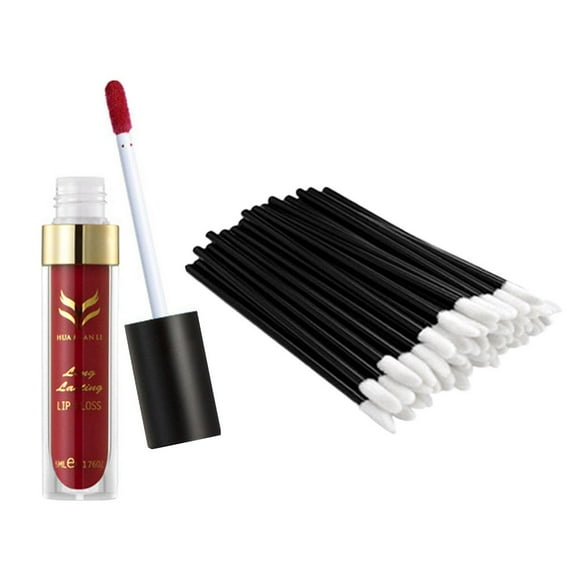 Lápiz Brillo Mate De Duración Varils Desechables Cepillo Colcomx Set de brillo de labios