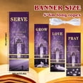 thumbnail image 3 of Decoración navideña de vinilo EYNDYN de 1.8 x 5.9 pies de Church Banners, 3 of 7