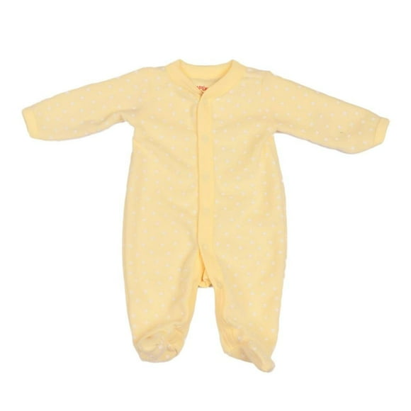Mameluco Baby Creysi Unisex 3M con Diseño de Estrellas y Botones Amarillo