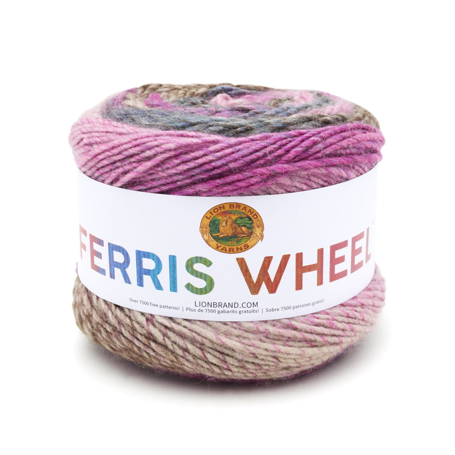 Lion Brand Yarn Ferris Wheel Wild Violets Yarn