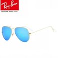 thumbnail image 2 of RB-Hip Hop-sunglasses Aviator Blue Mirror Lenses Gold Frame RB3025 Women / Men New, 2 of 5